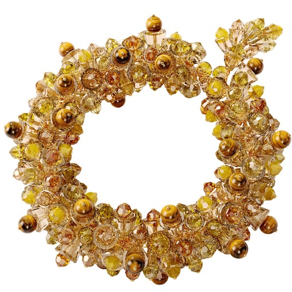 Authentic Swarovski Collar Necklace in Omber Multi color - Picture 4 of 5